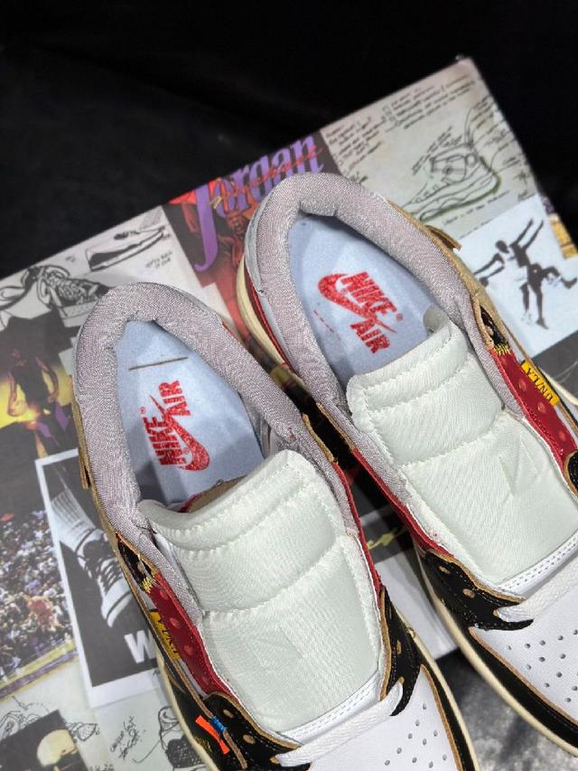 公司级 # Air Jordan 1 Low 防滑 低帮 倒钩联名款