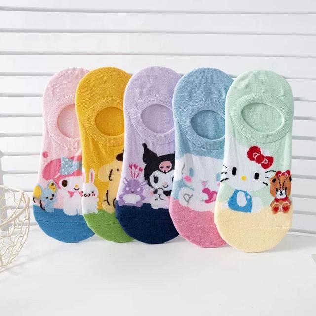 【預購商品】【0723結單】【批發】超萌日系卡通船襪10雙 250720-28