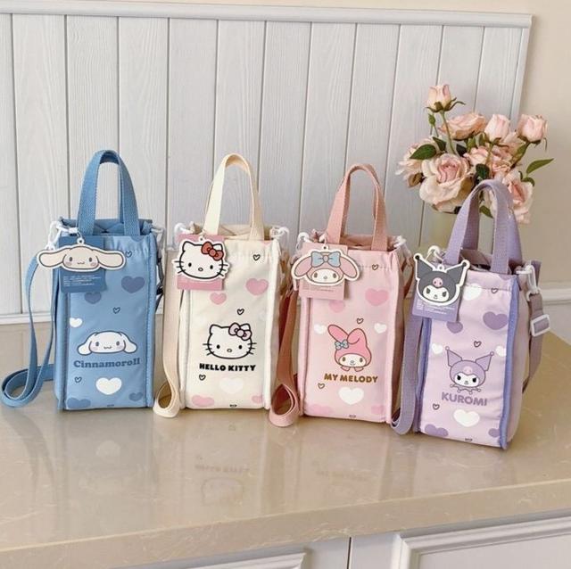 可愛三麗鷗便攜斜跨手提飲料袋(預購)