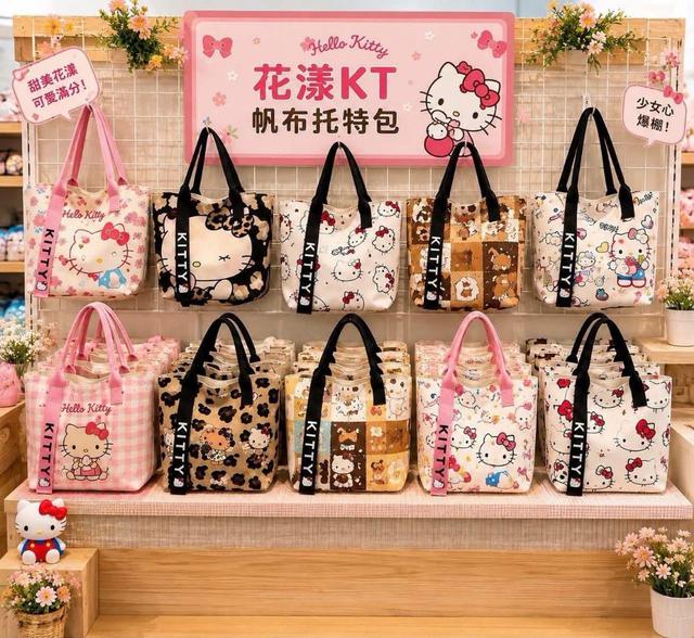 【預購商品】【0915結單】【批發】花漾KT帆布托特包 260911-21