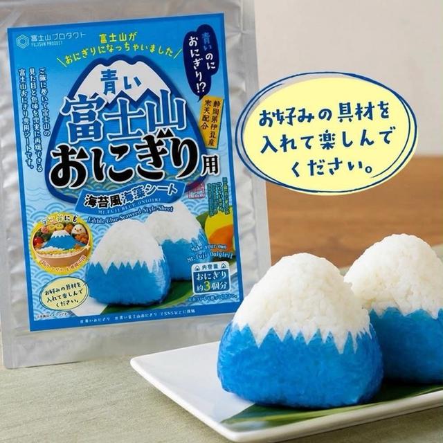日本「藍色飯糰」海藻片3入#08/19