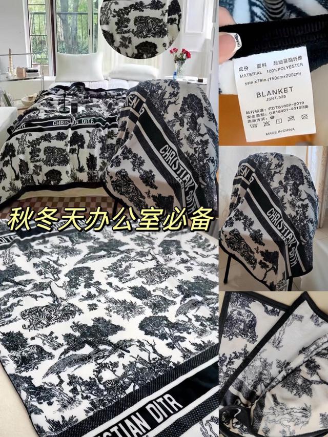 預購 輕奢感直接拉滿！《詩意森林法式水墨大毛毯》-12/9下午3點收單