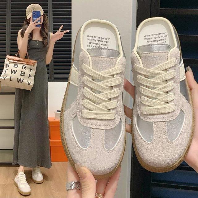 【長期團2026】【預購商品】【批發】韓版拼色包頭平底半拖鞋YG-5 260201-24