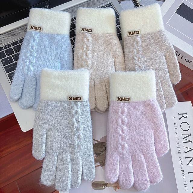韓系高顏值針織保暖手套(預購)