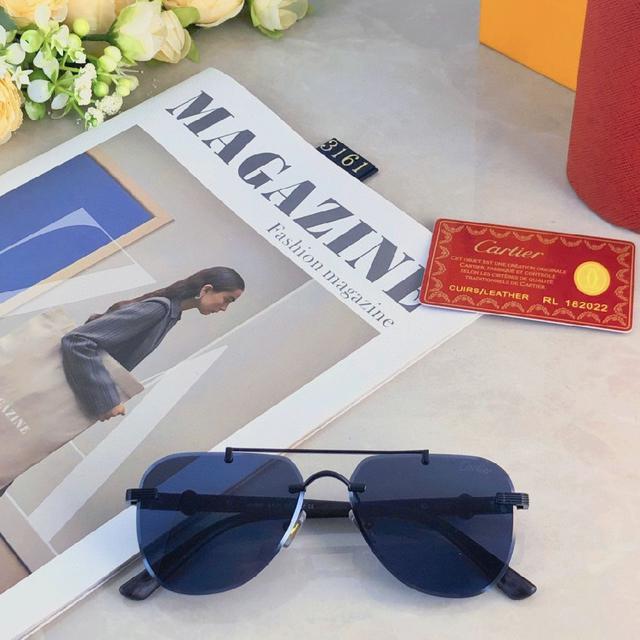 新款字母构造镜腿大框时尚设计师文艺太阳镜女防紫外线