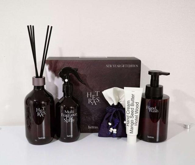 韓國Hetras.2026限定香氛五件套禮盒-07Hotel Wood #03/01