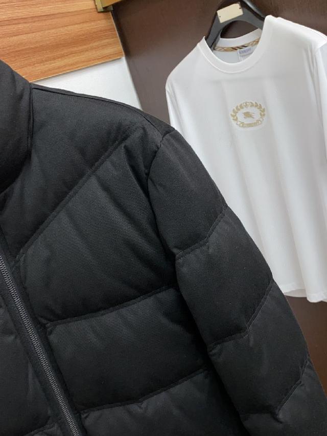 25ss新款灯芯绒和Nappa皮革羽绒夹克独特的灯芯绒质