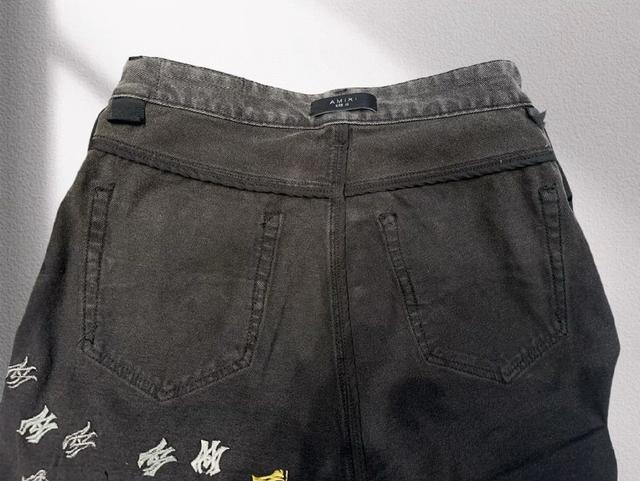 Ksu* 潮牌修身牛仔裤