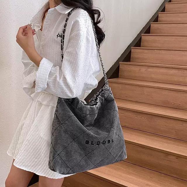 【預購商品】【1124結單】【批發】小香風大容量牛仔包 251121-01