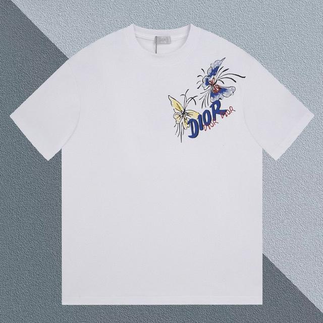 2025ss夏季新款印花字母Logo圆领套头休闲短袖t恤