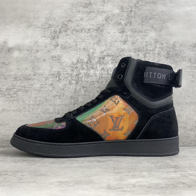 高帮运动鞋 Monogram 丹宁布取自可循环聚酯纤维