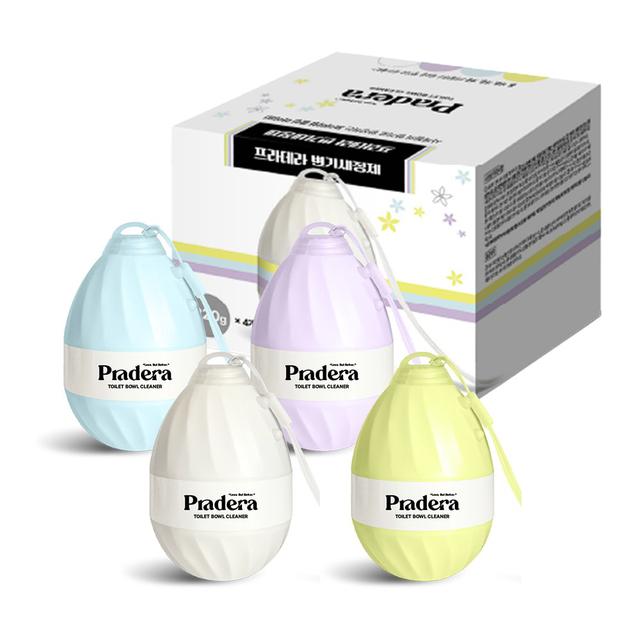 韓國Pradera 瓶裝大容量馬桶自動清潔蛋組-4入組#05/03