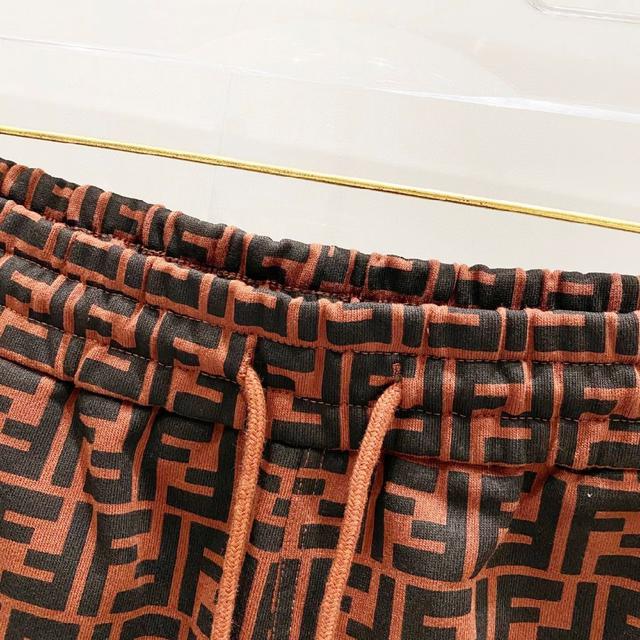 FENDI/芬迪 纯棉毛圈面料短裤