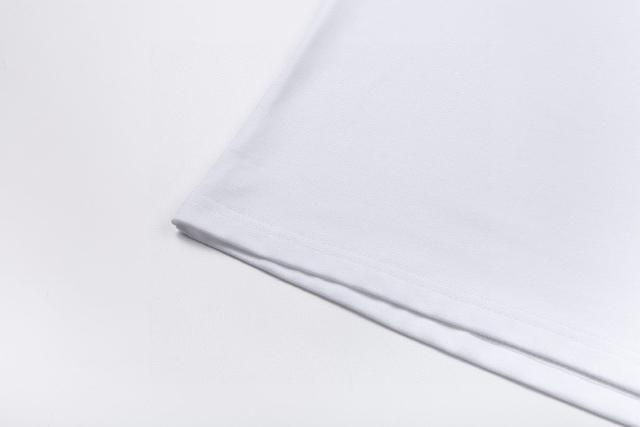 西法火焰口袋刺绣logo圆领短袖，高克重原版洗水