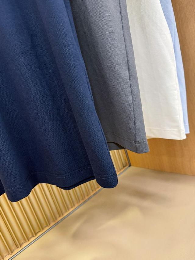 男士速干薄料翻领短袖衫.独特拼色剪裁无痕压边
