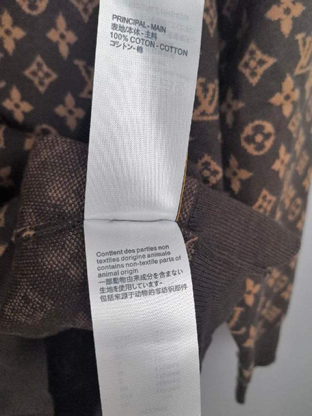 LOUIS VUITTON .LV路易威登渐变马海毛提花字母Y领开衫外套毛衣