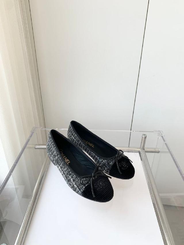 CHANEL经典芭蕾舞鞋🩰 皮底💰