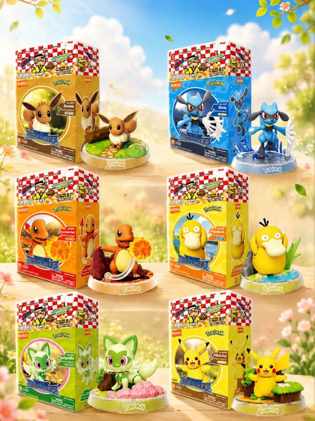 泰國新品超人氣聯名Odenya × Pokémon 焦糖脆米果餅乾+模型#06/18