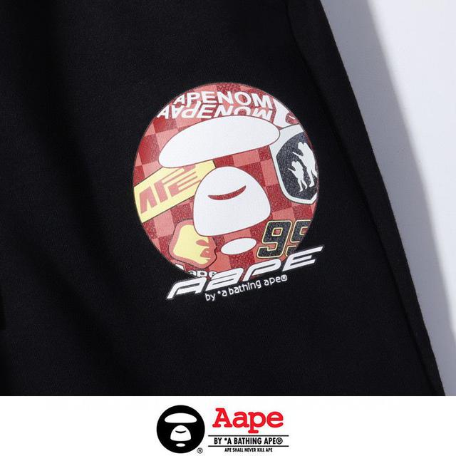 901 猿人头宽松AAPE毛圈 休闲卫裤运动长裤 M L XL XXL