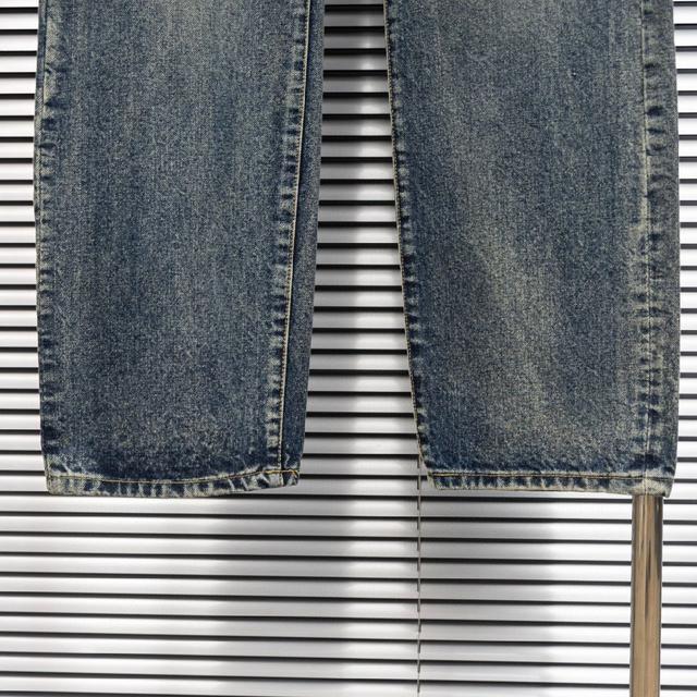 巴黎世家BLA手绘涂鸦牛仔长裤