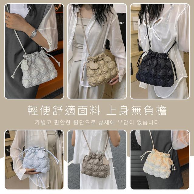 【預購商品】【1002結單】【批發】韓系雲朵抽繩水桶包 250930-15