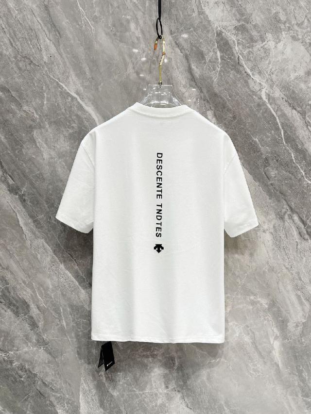 迪桑特 2025年春夏新品上新 三标齐全 丝光棉圆领短袖T恤