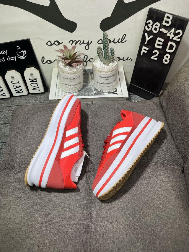 adidas三叶草SL72 STACK W 中底科技舒适运动鞋YEDF28