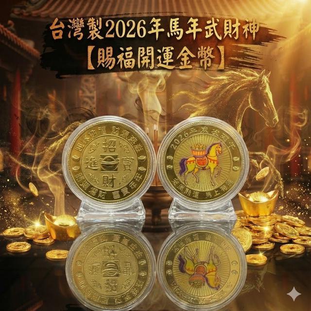 預購 2026 馬上有錢｜開運金幣套組-12/24號中午12點結單