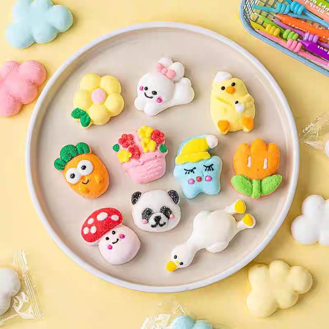 【預購商品】【0910結單】【批發】可愛造型棉花糖4盒 250907-29