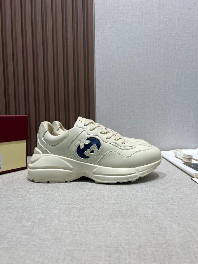 意大利手工代工厂原楦 ！【古奇原单老爹鞋】原面：进口小牛皮