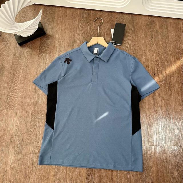 DESCENTE迪桑特科技面料男子休闲圆运动圆领短袖