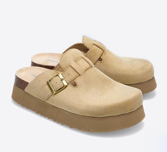 🔥快閃團🔥🇰🇷 韓國SHOOPEN 麂皮厚底增高勃肯鞋#03/15中午12點