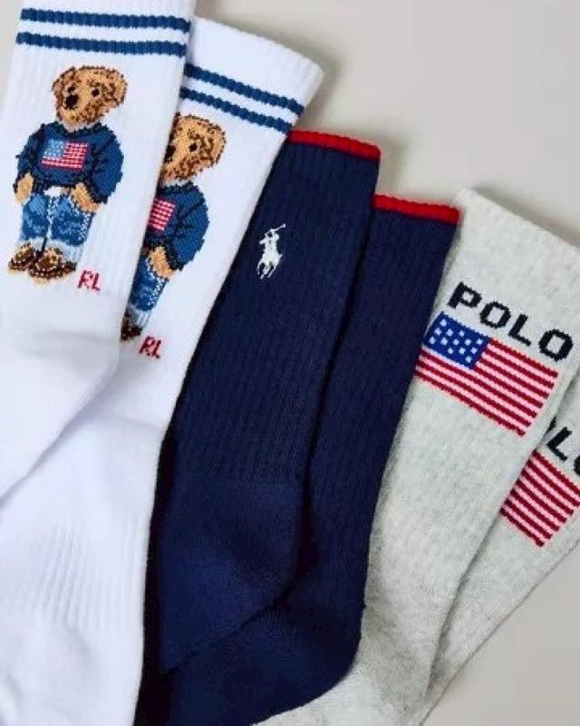 美國🇺🇸Polo Ralph Lauren 小熊長襪3入組#09/26