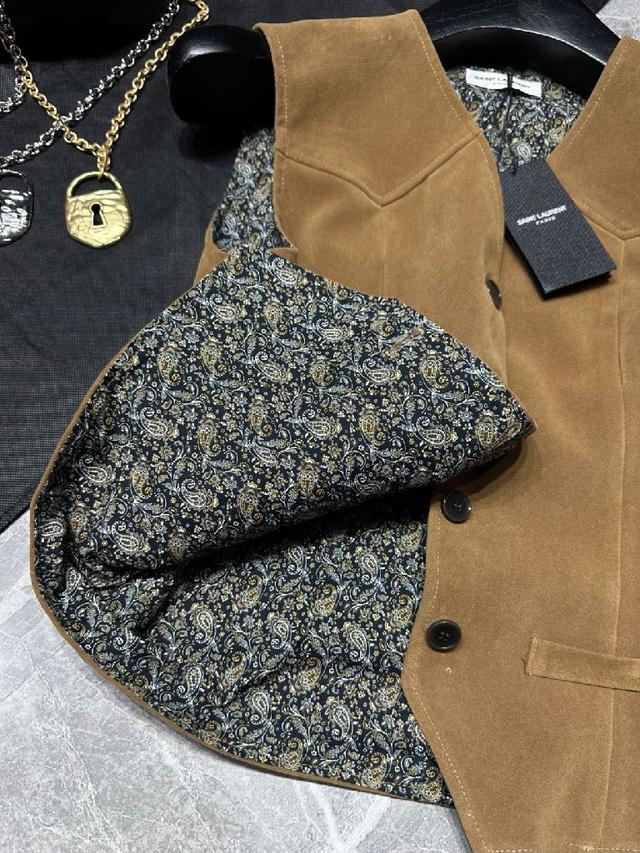经典碎花印花两色马甲 内里花落印花 软糯上身轻盈