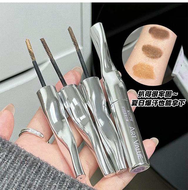 預購 《眉毛自帶濾鏡！輕霧奶棕一刷就高級》韓系裸感爆柔染眉膏（2支同色）-1/13下午3收單