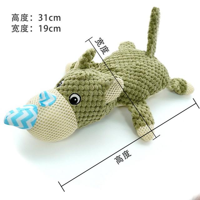 寵物毛絨發聲猫狗玩具玉米絨多色磨牙耐咬狗狗猫咪用品廠家批发