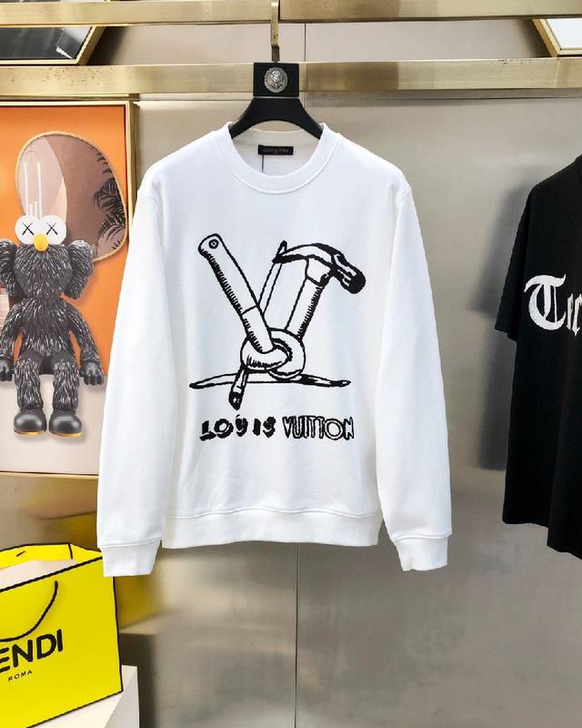 OS宽松落肩偏大版型⚠️✨✨胸前背后印花logo图案设计 原版进口420克双股纯棉面料