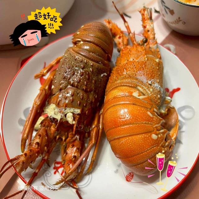 剖半生凍青龍龍蝦/半尾30隻半尾以上免運不散賣