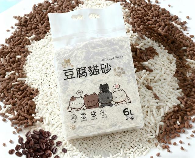 代購  豆腐貓砂 咖啡奶香味豆腐砂 (2公斤/6L)
