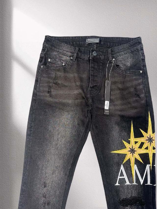 Ami* 潮牌修身牛仔裤