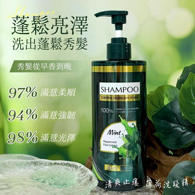 預購 日本製Moln清爽止 癢薄荷洗髮精 500ml《一組2罐》-3/11號中午12點結單