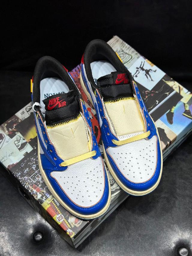 公司级 # Air Jordan 1 Low 防滑 低帮 倒钩联名款