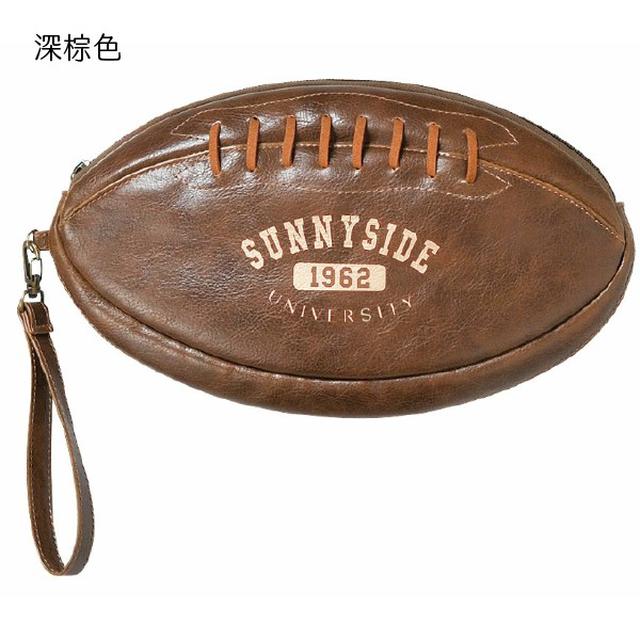 日本正版 SETOCRAFT 經典橄欖球造型手拿包/收納包#01/24