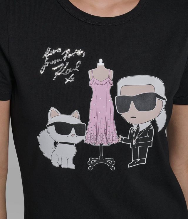美國🇺🇸KARL LAGERFELD PARIS 黑色T恤洋裝#有單就下