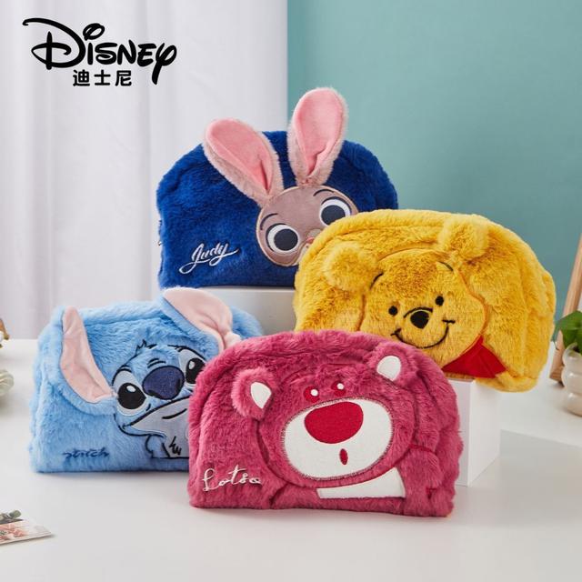 可愛迪士尼毛絨大容量化妝包(預購)